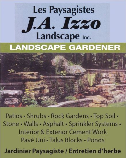 Les Paysagistes J.A Izzo Landscape Inc. à Laval